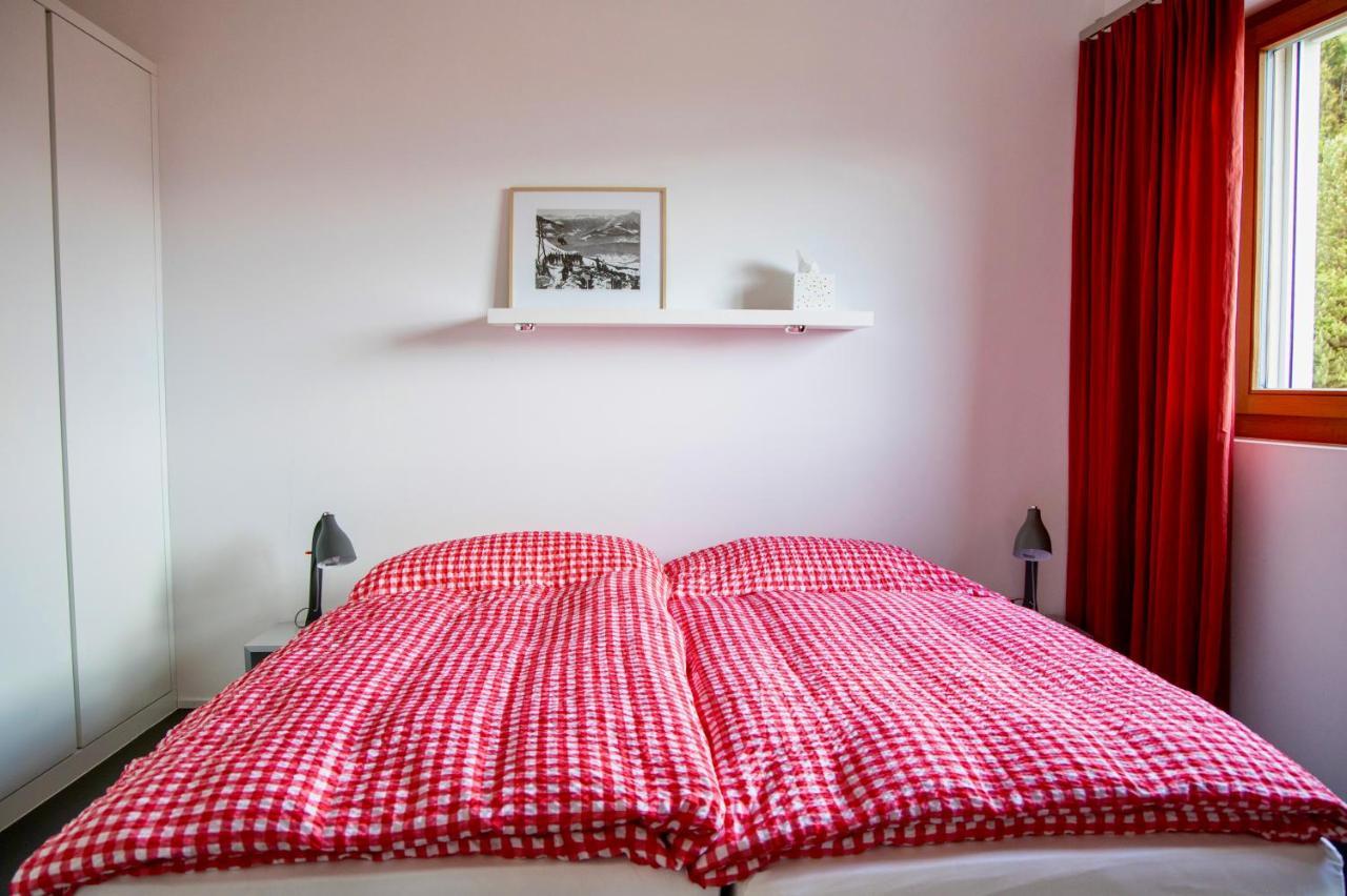 Ferienwohnung Crap Ner Flims Esterno foto