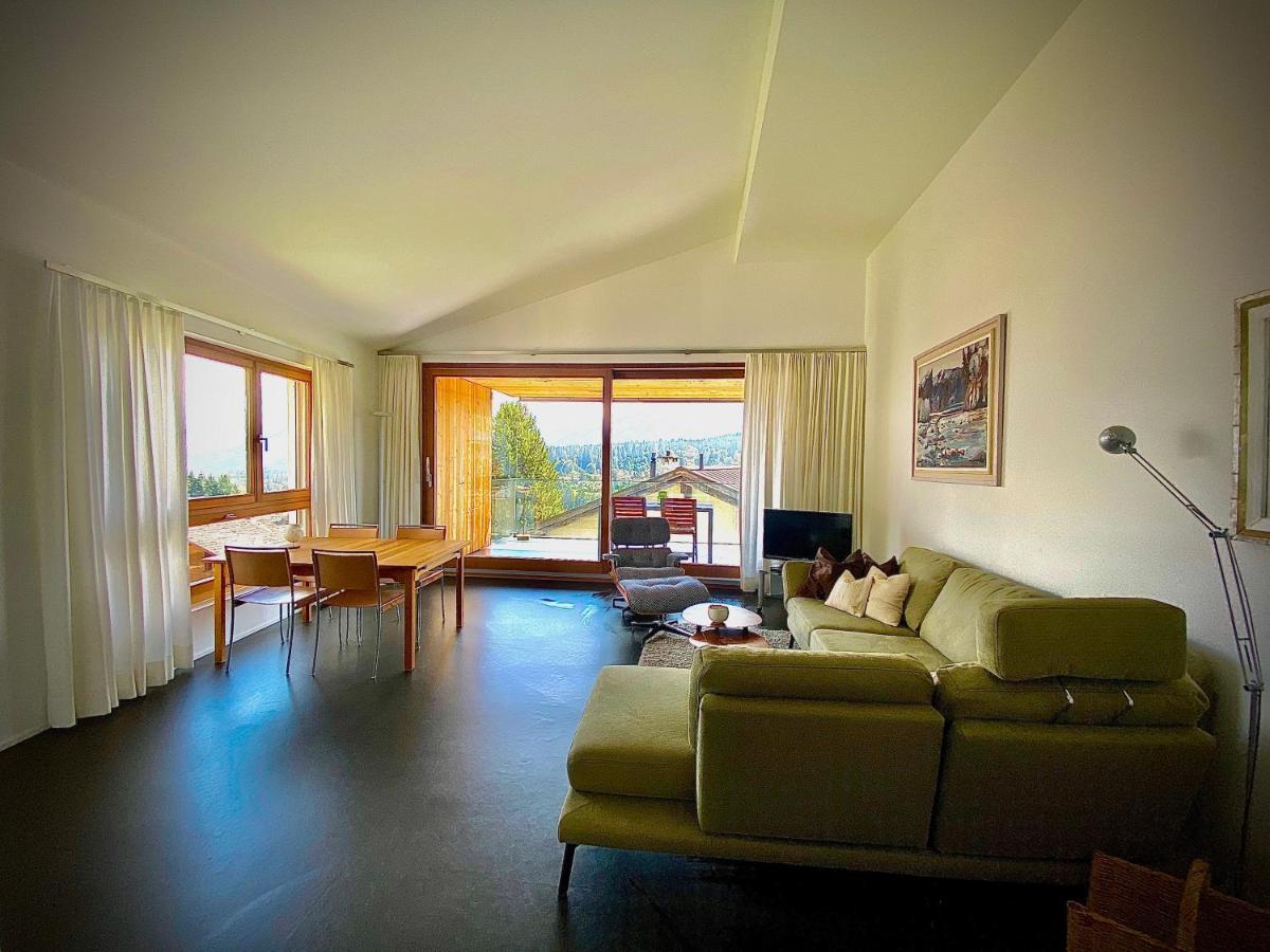 Ferienwohnung Crap Ner Flims Esterno foto