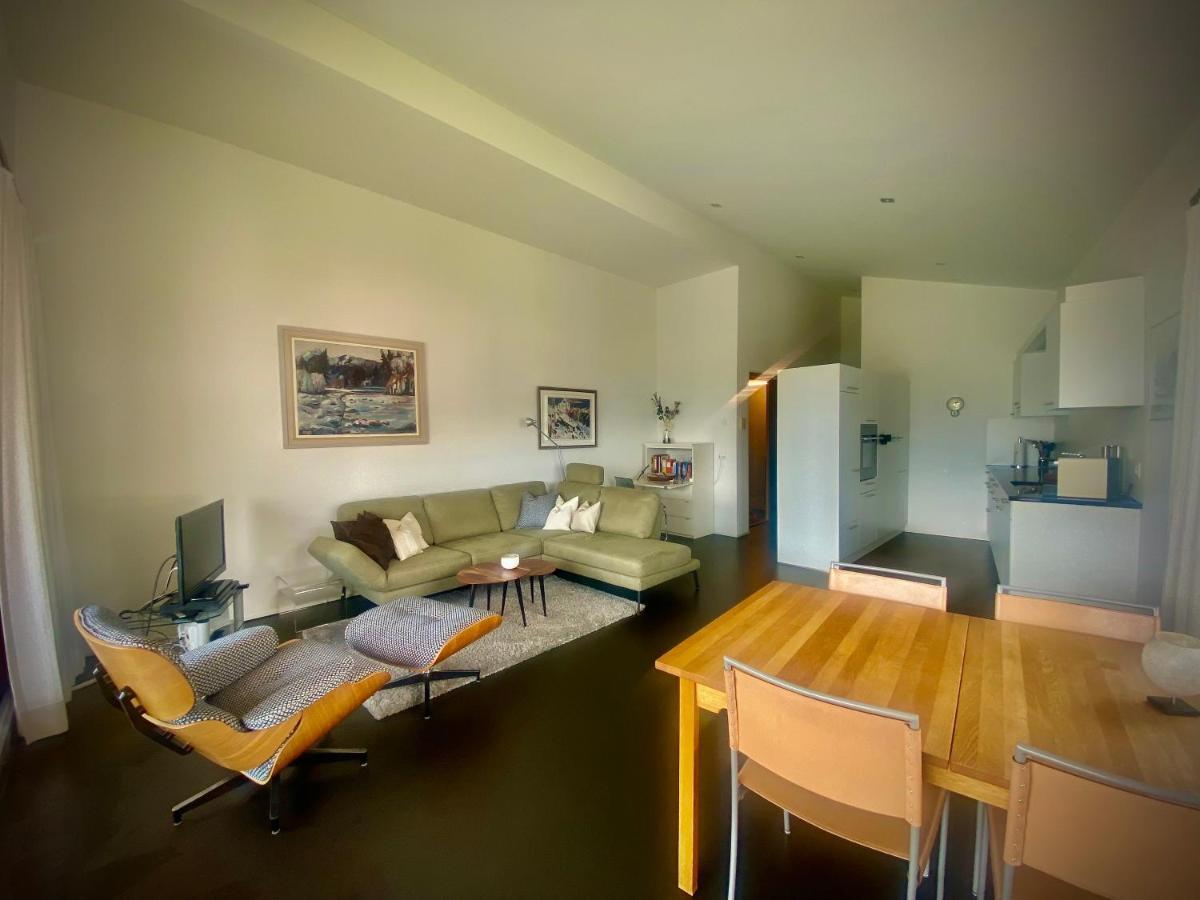 Ferienwohnung Crap Ner Flims Esterno foto